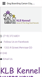 Mobile Screenshot of klbkennel.com